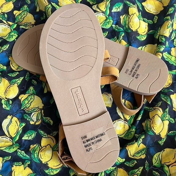 Brand New White Mountain Braided Tan Multi-Strap Gladiator Ankle Strap Sandals - Picture 13 of 15